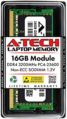 A-Tech 16GB זיכרון RAM עבור Lenovo Thinkpad T14 Gen 2 מחשב נייד | DDR4 3200MHz PC4-25600 SODIMM 1.2V